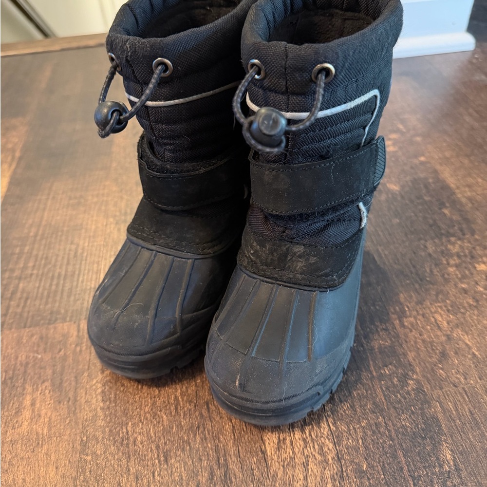 Totes Black Kids Snow Boots
